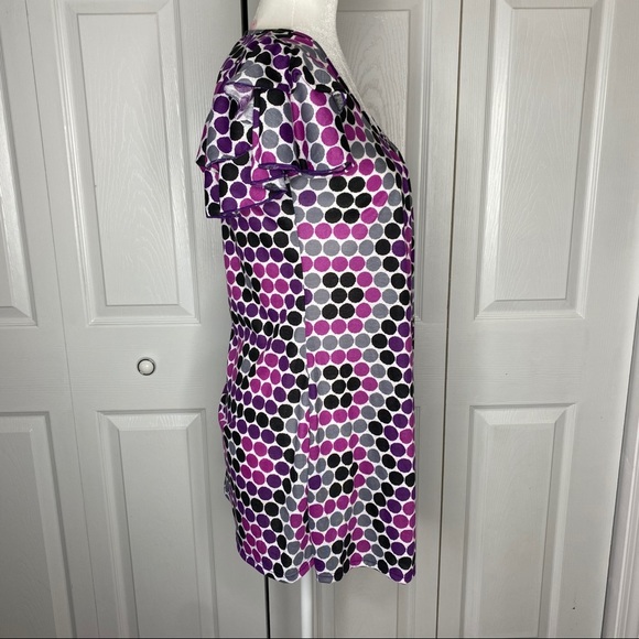 🔥SOLD🔥 Rue 21 Polka Dot Tunic Shirt or Tunic L - Picture 5 of 16